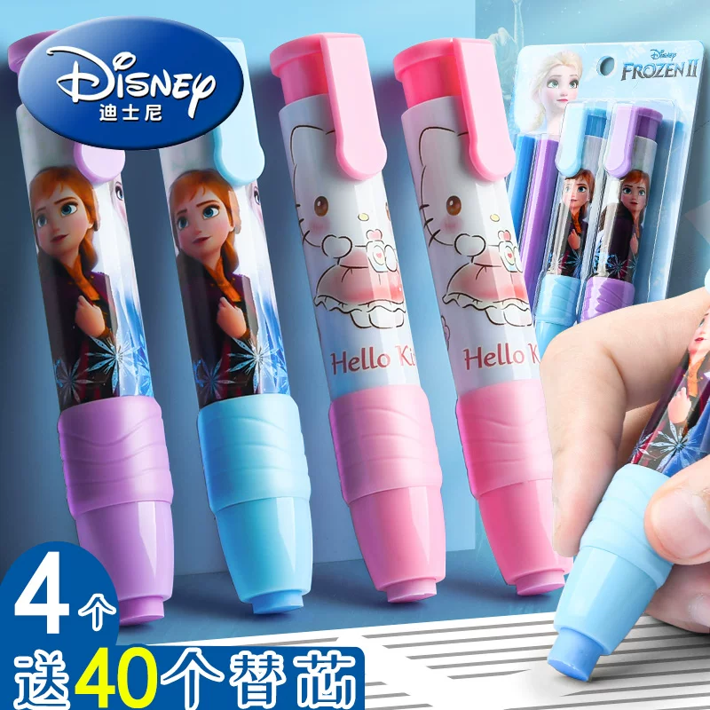 Дисней, мультяшная креативная милая ластик для учеников, карандаш, перчатки