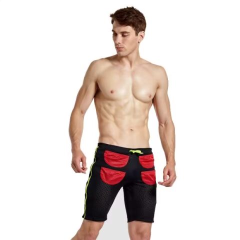 Rất ít quần bơi nam nổi quần boxer quần bơi nam trưởng thành kháng quần đào tạo thiết bị bơi 1029 - Nam bơi đầm quần bơi nam