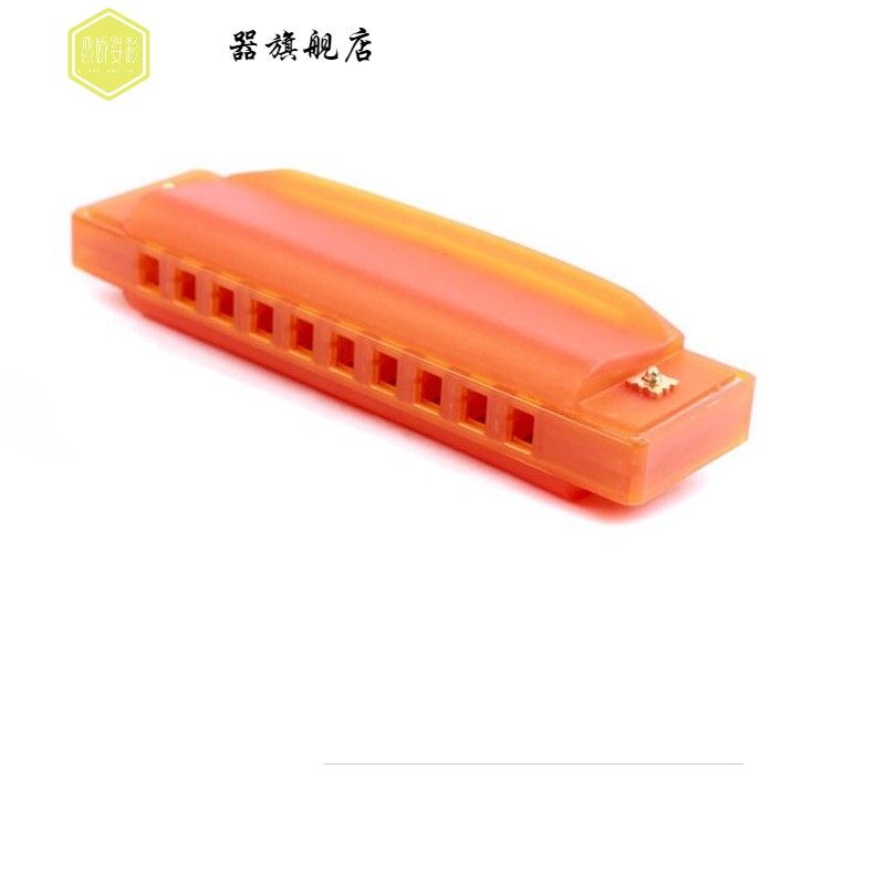 Y harmonica cute mini children's harmonica baby music enlightenment 10 holes harmonica 1-5 years old there is a storage box