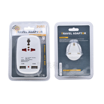 Dual USB Yinggui Converter Hong Kong Macau Singapore Travel Conversion Socket National Standard to English Label Plug