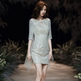 Вечернее платье, короткая элитная юбка, французский стиль