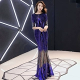 Элитное вечернее платье, сексуальная юбка, яркий броский стиль, крой «рыбий хвост»