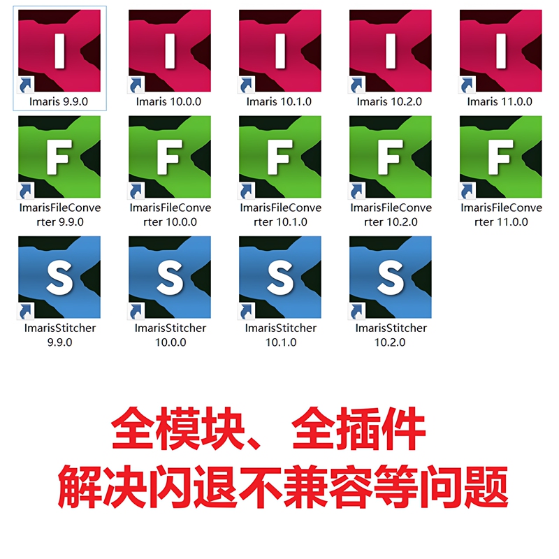 Microscopic Image Analysis Imaris 11/10.2 with All Modules and Plug-Ins, Laser Confocal 3D Reconstruction