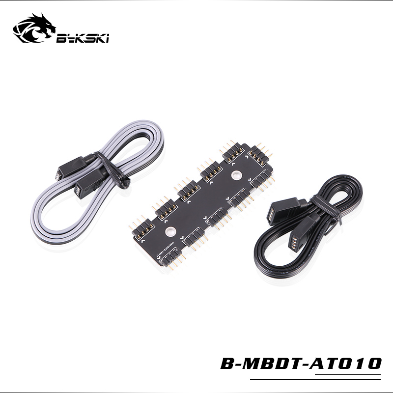 By main board light switching line connector 1 minute 10 extension cord RGB light synchronous line cold radiator accessories