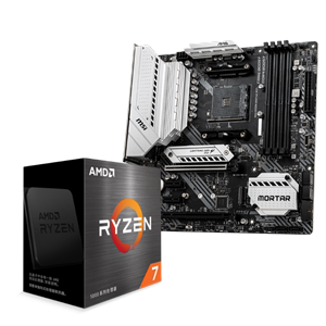 AMD锐龙Ryzen R7 5800X 3800X盒装+RX 6700 XT 12G显卡+微星B550/X570主板CPU套装MORTAR散片ZEN3八核7NM多开