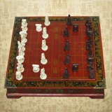 Китайские шахматы, элитный трехмерный комплект из натурального дерева для взрослых, три царства