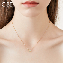 Sterling silver light luxury rose gold crown necklace female ins tide Net Red simple temperament niche brand choker pendant