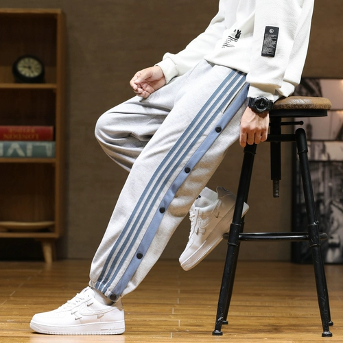 Спортивные демисезонные трендовые штаны, повседневные брюки для школьников, подходит для подростков, для средней школы