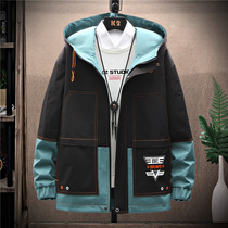 2022 New Spring and Autumn Workwear Costume Men Junior High School Jacket Han Clothes
