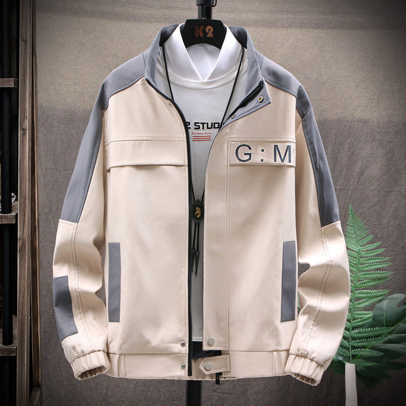 Jacket men's spring and autumn 2022 new trend Korean youth jacket high school students tide brand all-match clothes