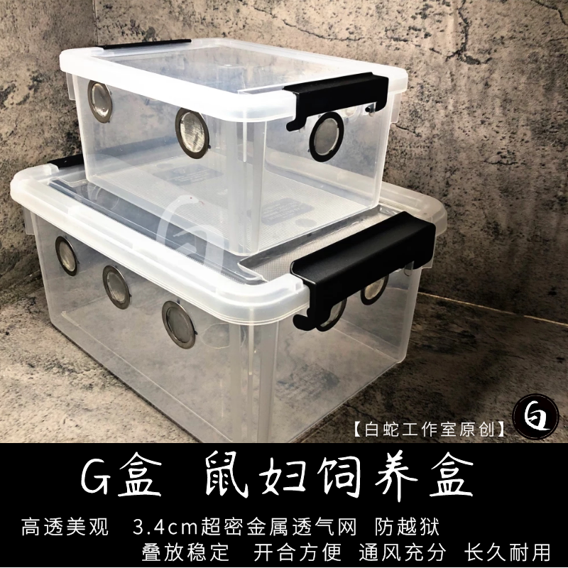 Lawnworm Breeding Box Pet Watermelon Worm Kit Student Snail Ventilation Beetle Cockroach Tarantula Cricket