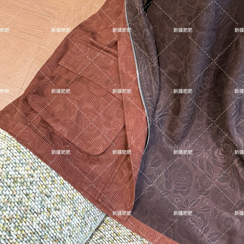 Feifei Home Xiangyunsha Patchwork Workwear Jacket Feifei Home Xiangyunsha Patchwork Workwear Jacket