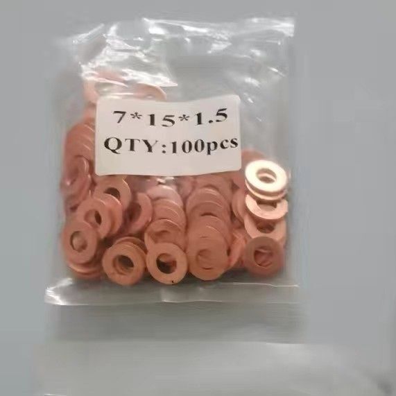 Suitable for Dr. 110120 Electronic Fuel Injection Common Rail Injector Oil Head Gasket, Injector Nozzle Copper Gasket 1.02.0 Set Head Suitable for Dr. 110120 Electronic Fuel Injection Common Rail Injector Oil Head Gasket, Injector Nozzle Copper Gasket 1.02.0 Set Head