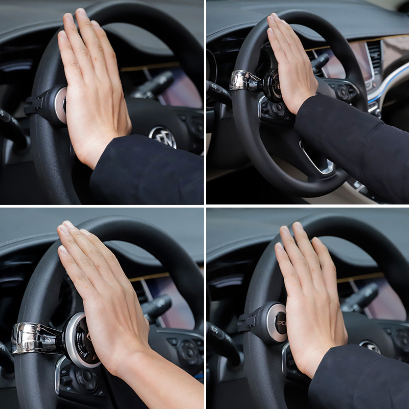 Automotive steering wheel bowler power - saving machine foldable steering wheel auxiliary metal booster