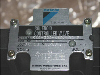 Japan DAIKIN DAIKIN solenoid valve KSO-G02-2BB-30