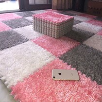 Bedroom study cushion Home suede carpet Indoor stitching room floor network red covered with bay window pad baby