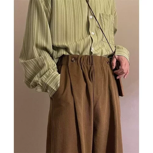 Tide, мужские осенние повседневные брюки, штаны, свободный прямой крой