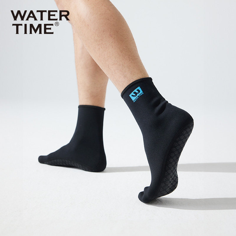 WaterTime 潜水袜中长筒自由潜防滑防进沙浮潜袜沙滩冲浪溯溪泳袜