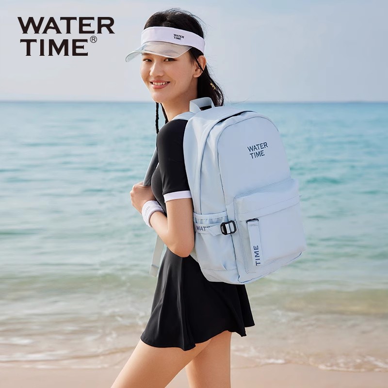 WaterTime 游泳包双肩背包女运动健身包女便携泳衣收纳包游泳袋