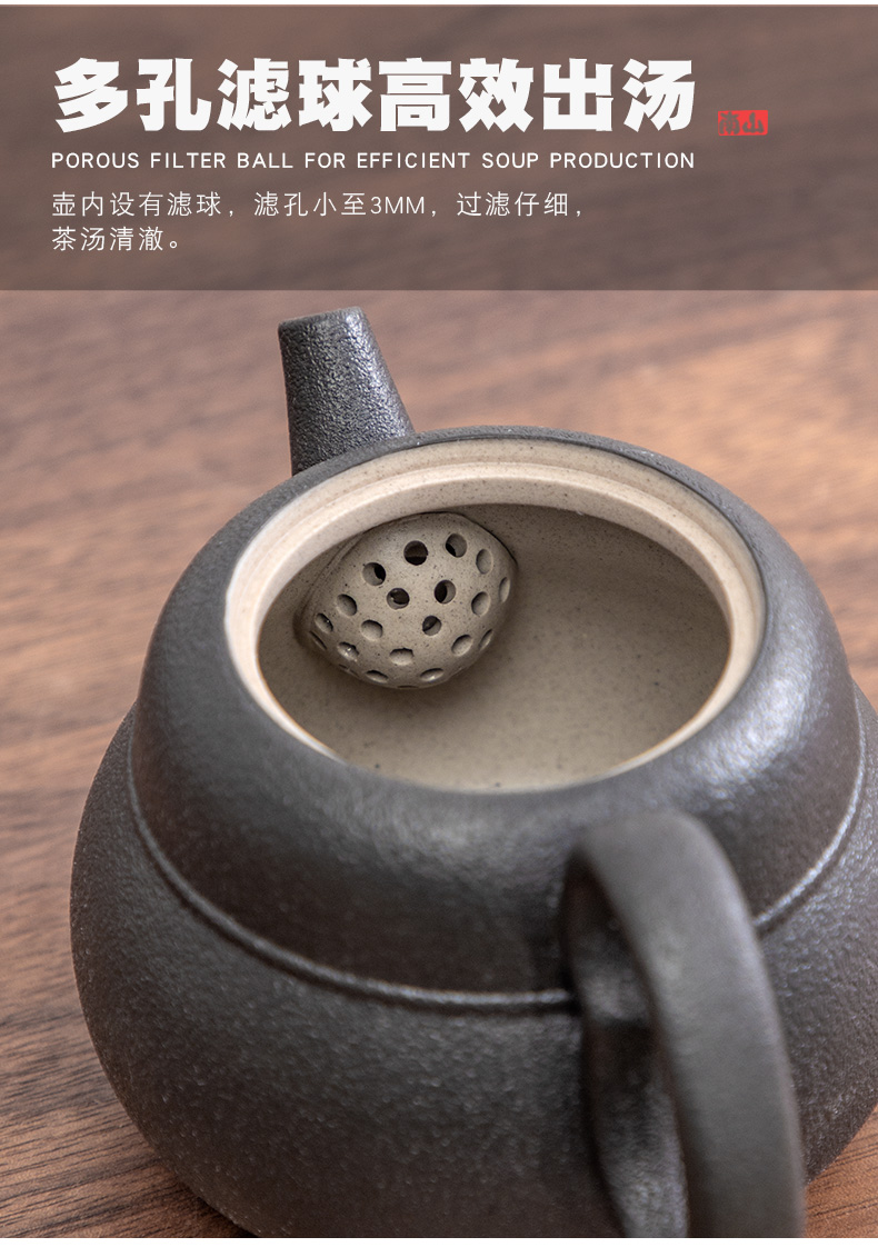 Mr Nan shan gourd ceramic teapot kung fu teapot large capacity filter single pot contracted home brew a pot