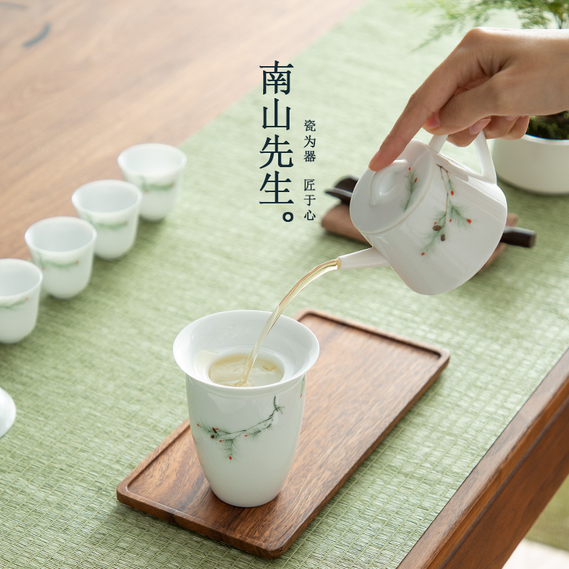 Mr Nan shan pinus massoniana ceramic filter hand - made kung fu tea tea service parts tea tea strainer slip through a good