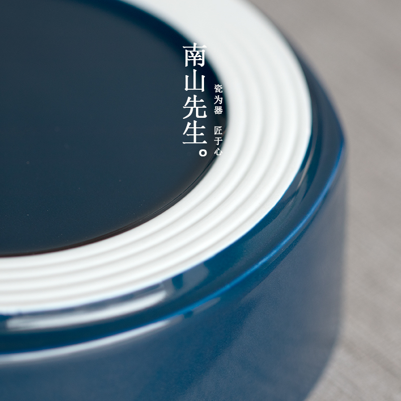 Mr | ji nan shan blue see colour tea to wash large ceramic water jar creative dry tea accessories to build water mercifully water to wash the cup