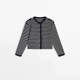 Золотая трикотажная куртка, в стиле Шанель, в британском стиле