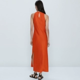 Летнее платье с рукавами без рукавов, коллекция 2023, эффект подтяжки