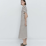 Летняя футболка polo, длинное платье