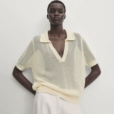 Летняя легкая и тонкая дышащая футболка для отдыха, короткий рукав, воротник поло