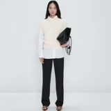 Демисезонный цветной трикотажный жилет без рукавов, коллекция 2023