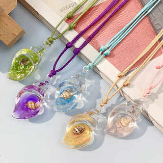 Creative gift conch drift bottle pendant natural shell