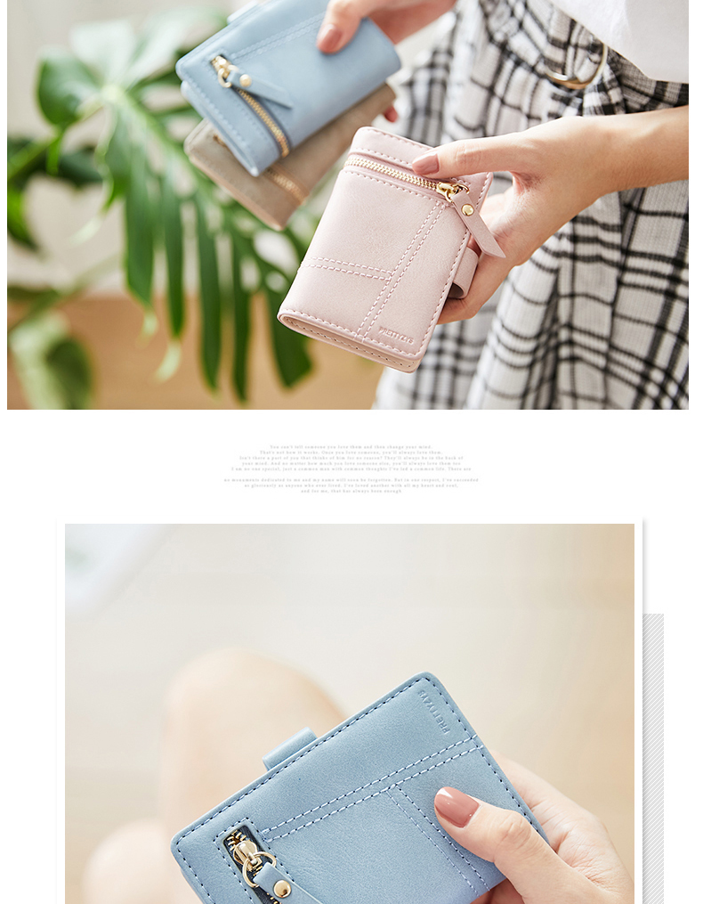 Jizi mini gói thẻ đơn giản dành cho phụ nữ thẻ sinh viên nhỏ và siêu mỏng ví đựng thẻ minni kháng nước