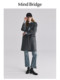 MB MindBridge Baijia Good Winter Women's Lapel Mid-length Coat 2024 New Double-Side Woolen Jacket