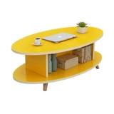 Журнальный столик, простой современный, для маленькой квартиры, двухслойный журнальный столик для гостиной, чайный столик для дома, маленький столик, креативный маленький круглый столик в стиле ins