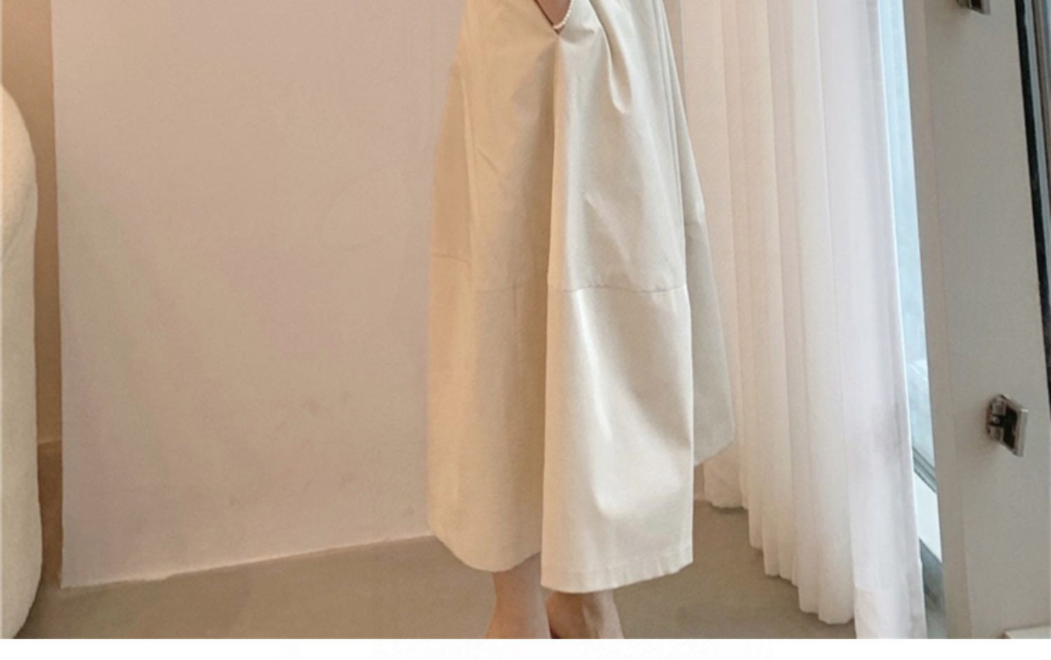 Колодки для обуви 法式复古裙子女夏春高腰赫本风伞白色裙a字半身裙显瘦中长款2023