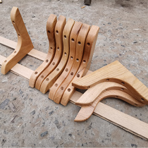 Wall solid wood tripod bracket bracket tripod rack one-word partition right-angle fixed support layer bracket