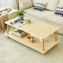 Nordic coffee table small family table small living room simple rental room simple modern sofa small table