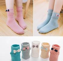Autumn and winter girls socks cute and super cute over 10 years old winter Korean-style socks in the Big Boy 9 years old 1 3 years old fashion