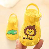 Girls plastic sandals summer baby boys and girls non-slip toddler toddler front shoes soft soles 0-1-2-3 years old
