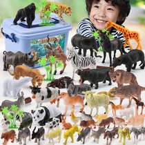 Plastic Toys Soft Small Animals Childrens Mollusk Simulation Animal Toys Set Safari Model