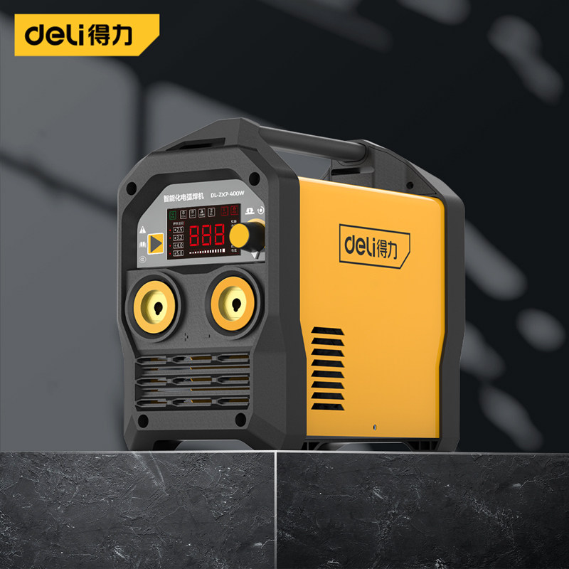 得力逆变式直流手工弧焊机手提便携式电焊机工业家用200W400W焊机