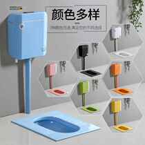 Adult Color Squatting Pan Water Tank Suit Ceramic Home Squat Toilet Deodorant Large Urinal Engineering crouch bedpan