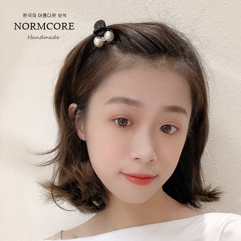 Short-haired head decorated head top small hair clip female summer forehead small top clip side Liu Hai pin hair card hair accessory