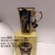 Spot Egyptian FM brand cultural and creative porcelain cup, height 13 cm, Egyptian priestess green gold cup, original box