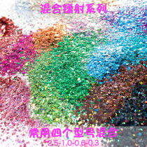 Mixed laser glitter Sequin gold powder Glitter powder diy handmade drop glue jewelry filler Nail art decoration