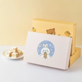 Упаковка, мультяшная оригинальная подарочная коробка, со снежинками, коллекция 2021