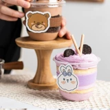 Пластиковый мусс, прозрачный милый эластичный комплект для коммерческого использования, популярно в интернете