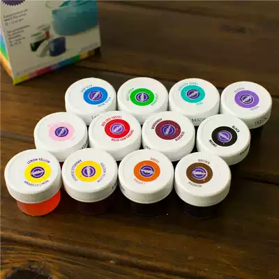 US imported Wilton Fondant cake Macaron color paste Food coloring 12 colors 14 2g bottle