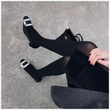 Демисезонная обувь на высоком каблуке, тренд сезона, французский стиль